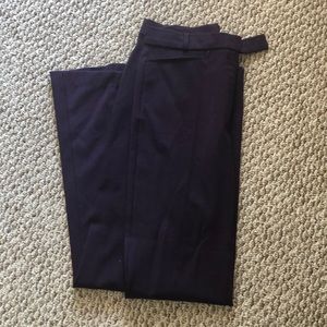 Paris-Authentic Ladies’ Flare-Leg Purple Pants